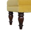 Mustard Velvet Chaise for reselling