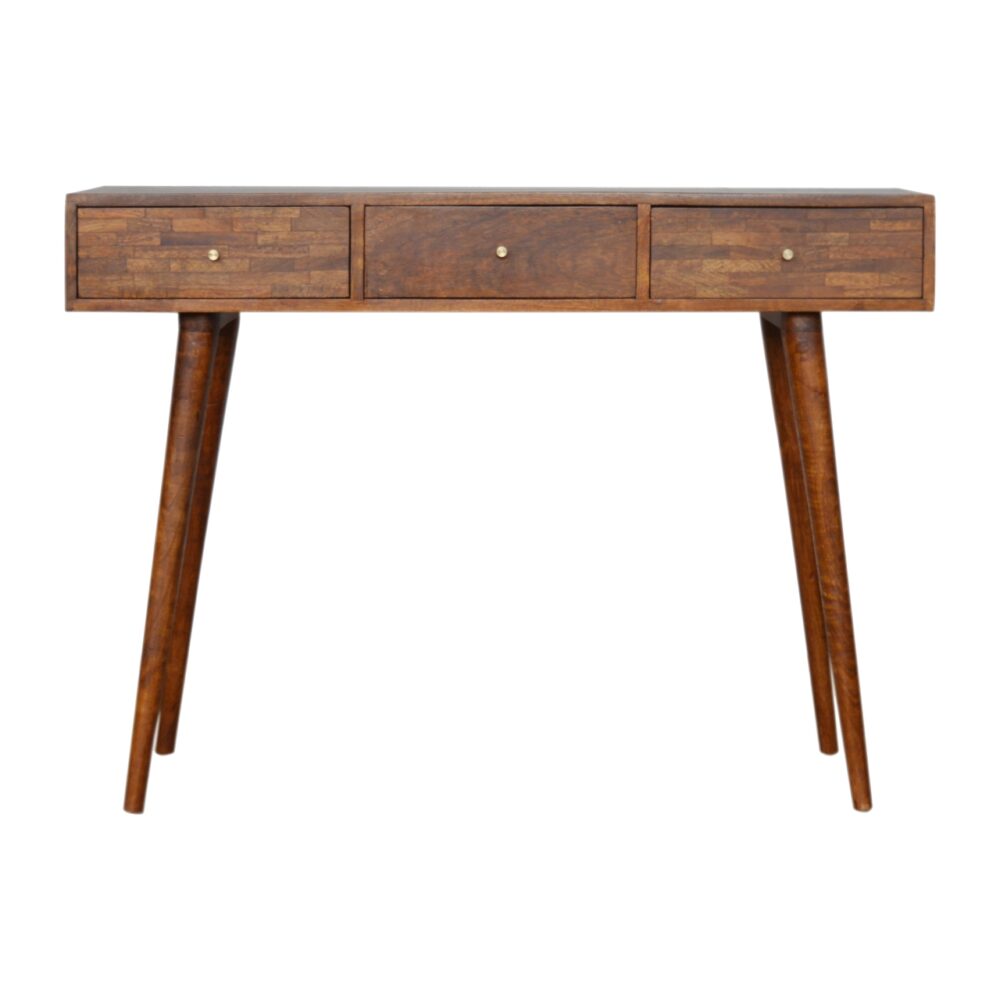 Canada 3 Drawer Assorted Chestnut Console Suppliers