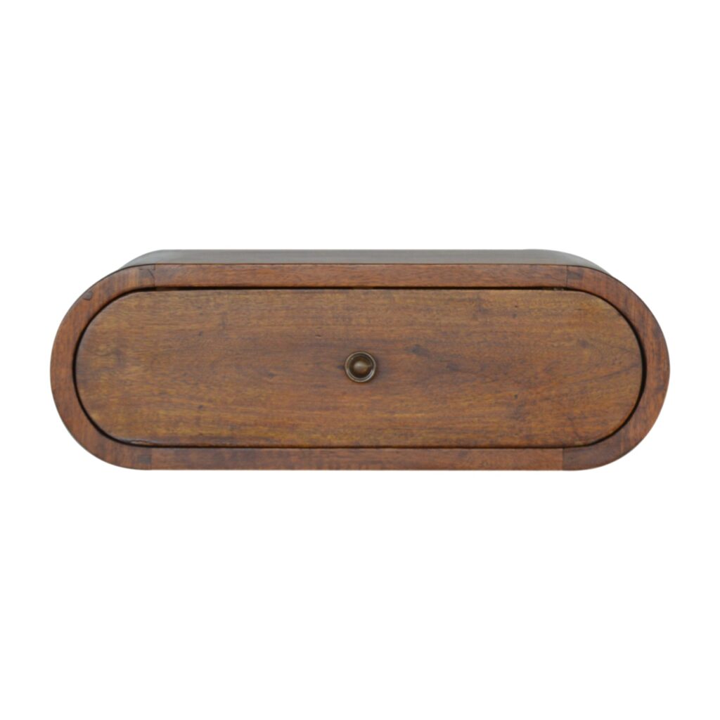 Canada Wall Mounted Round Chestnut Nightsand Suppliers