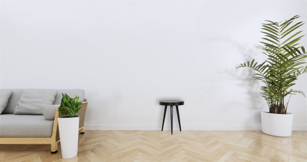 Carbon Black Rattan End Table - Image 10
