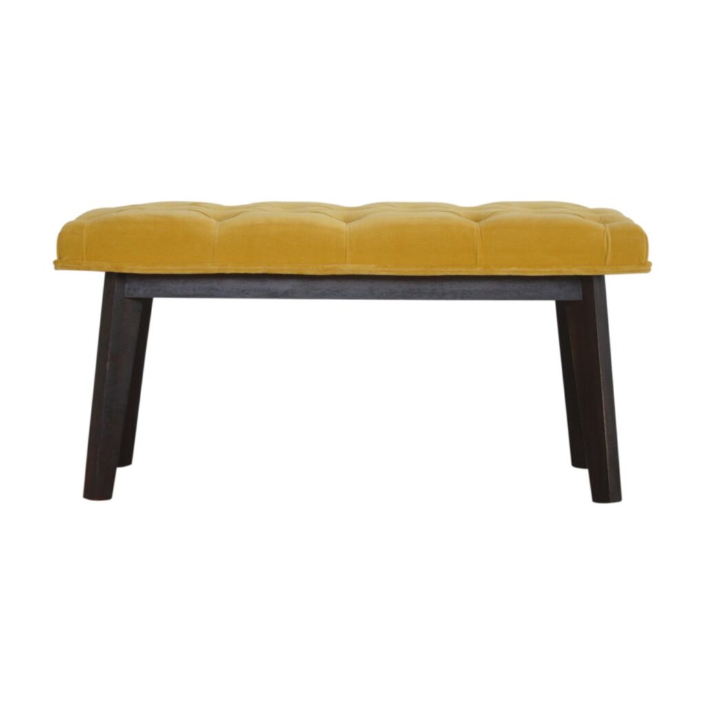 Canada Mustard Velvet Hallway Bench Suppliers