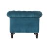 Teal Velvet Chesterfield Armchair for wholesale