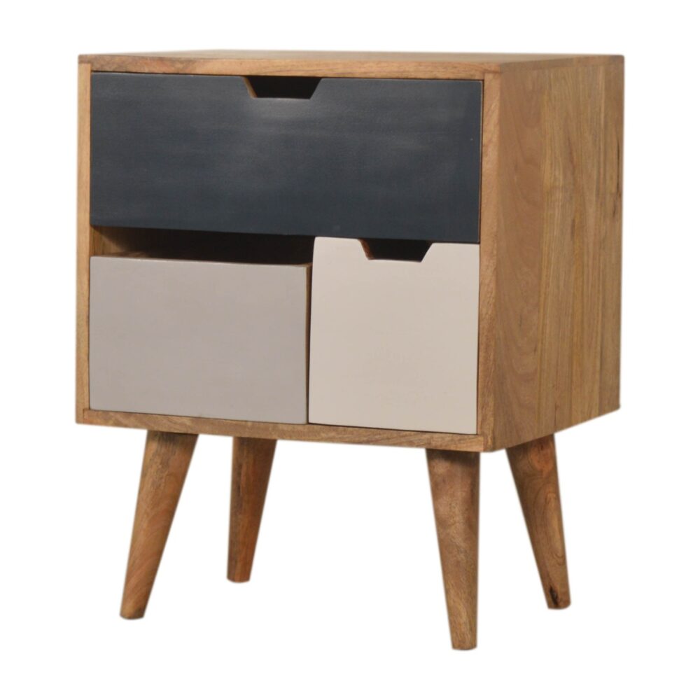 wholesale Navy Multi Bedside with Removable Drawers for resale