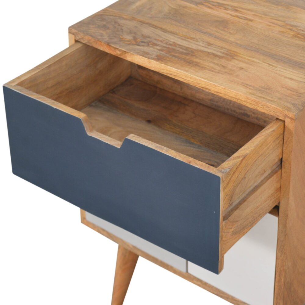 Navy Multi Bedside with Removable Drawers for reselling