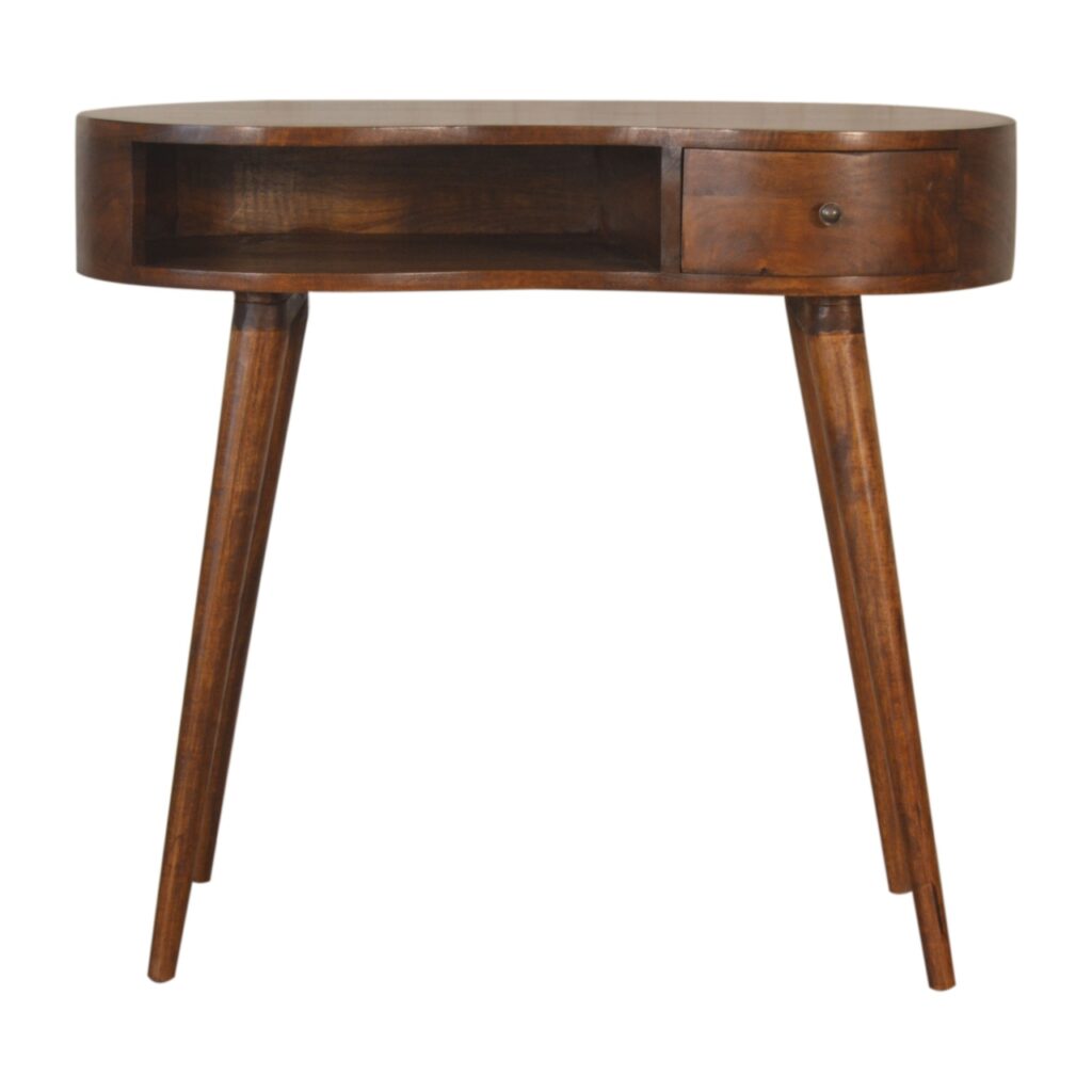 Canada Chestnut Rounded Writing Desk Suppliers