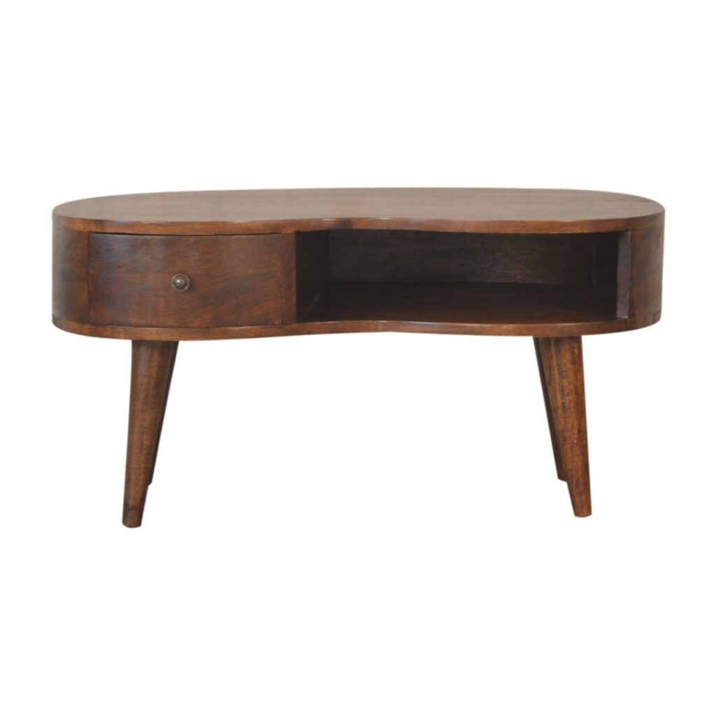 Canada Chestnut Wave Coffee Table Suppliers