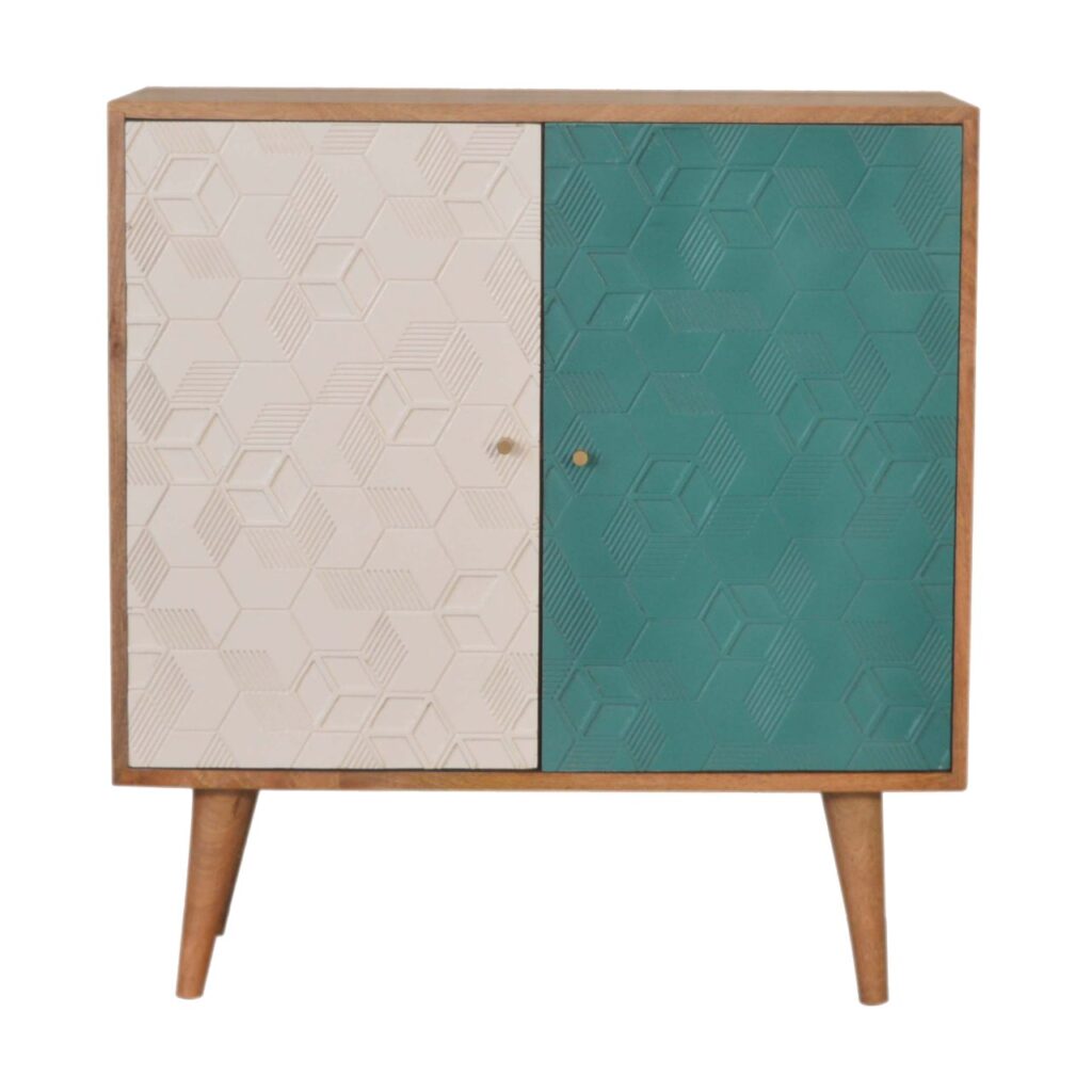Canada Acadia Teal and White Cabinet Suppliers