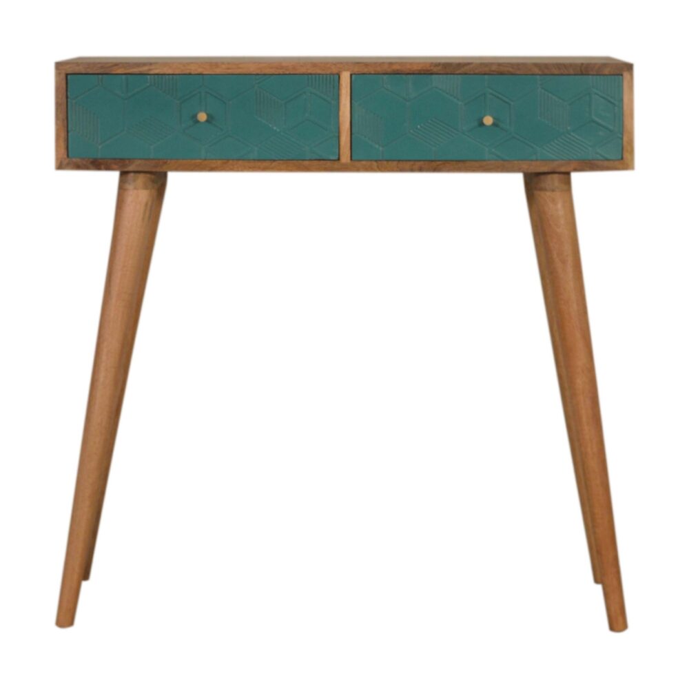 Canada Acadia Teal Console Table Suppliers