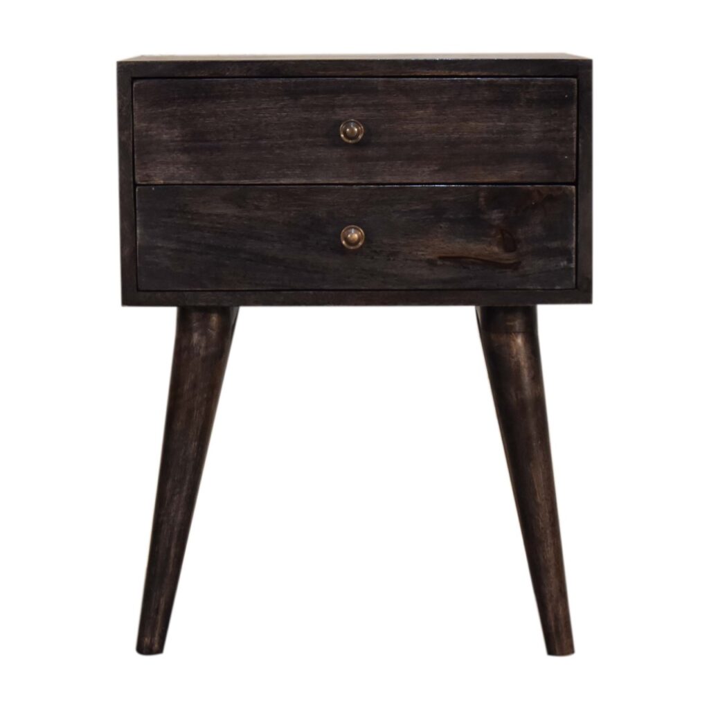 Canada Ash Black Modern Solid Wood Nightsand Suppliers