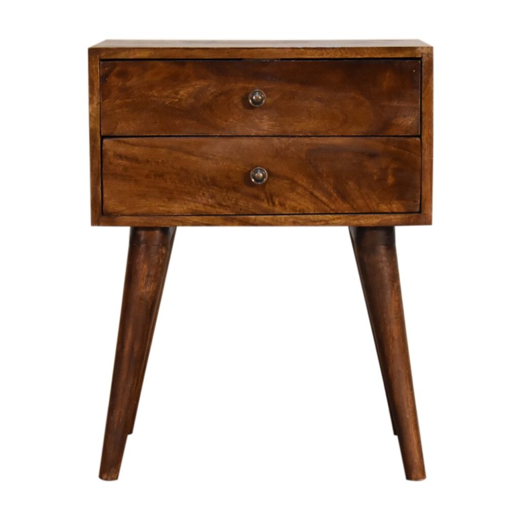Canada Chestnut Modern Solid Wood Nightsand Suppliers
