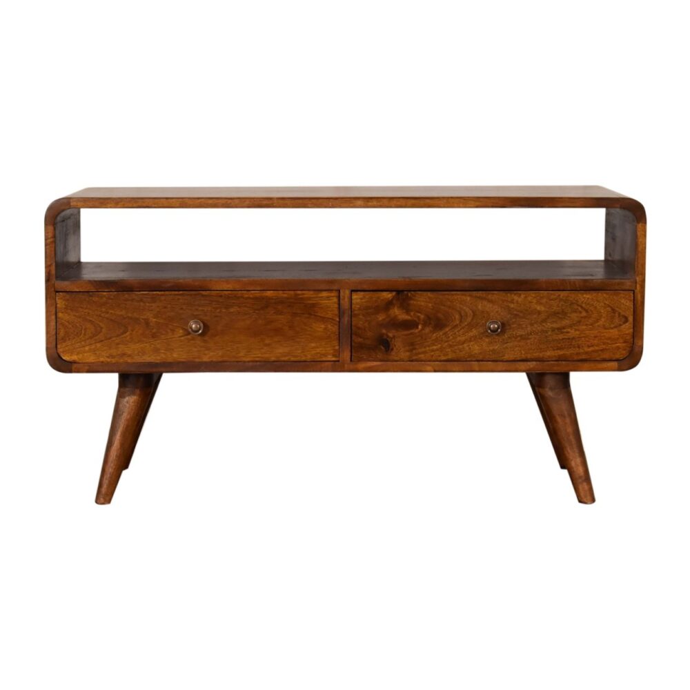 Canada Curve Chestnut Cable TV Unit Suppliers