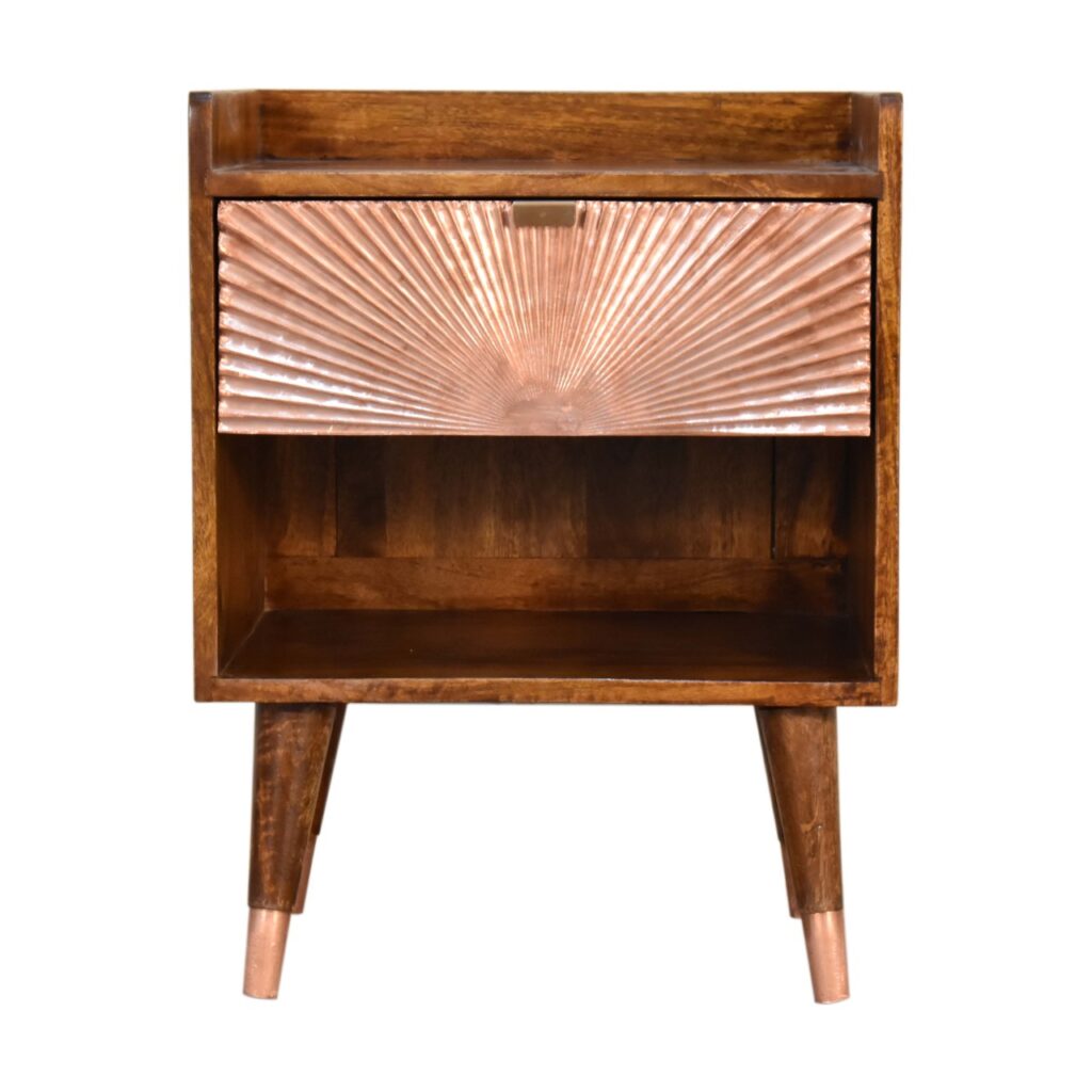 Canada Manila Copper 1 Drawer Nightsand Suppliers