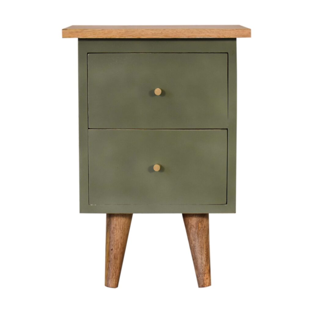 Canada Olive Hand Painted Nightsand Suppliers