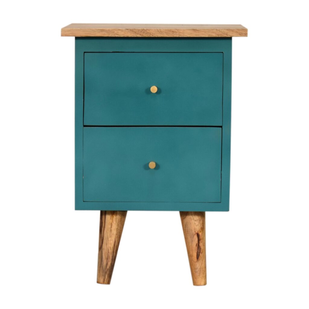 Canada Teal Hand Painted Nightsand Suppliers