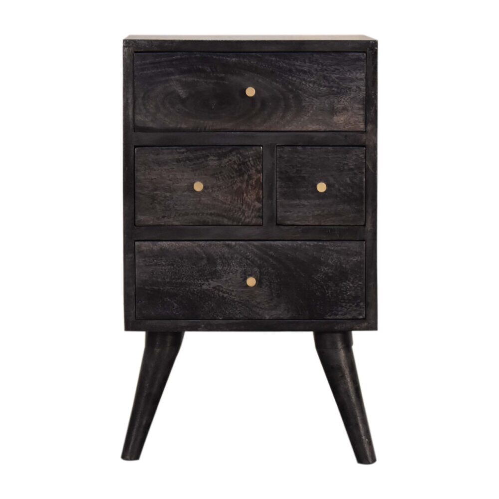 Canada Multi Drawer Ash Black Nightsand Suppliers