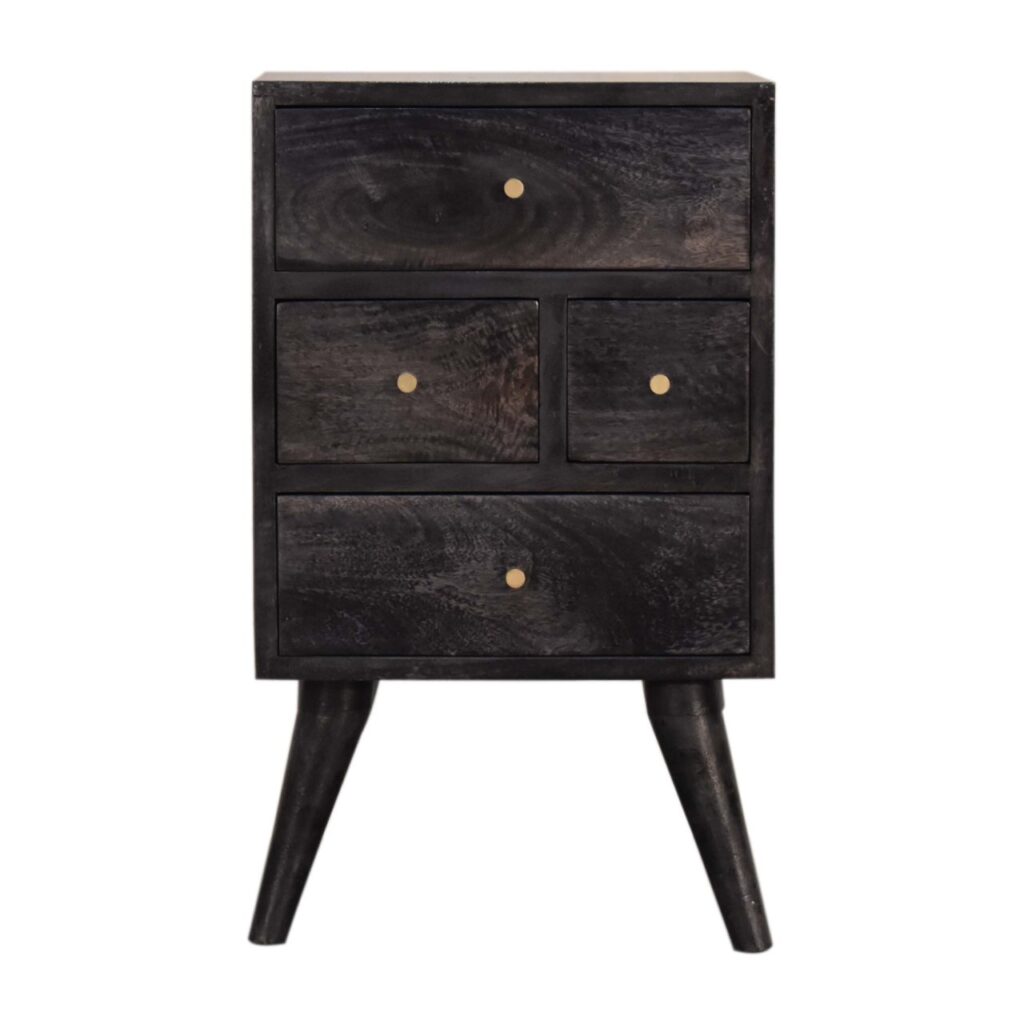 Canada Multi Drawer Ash Black Nightsand Suppliers