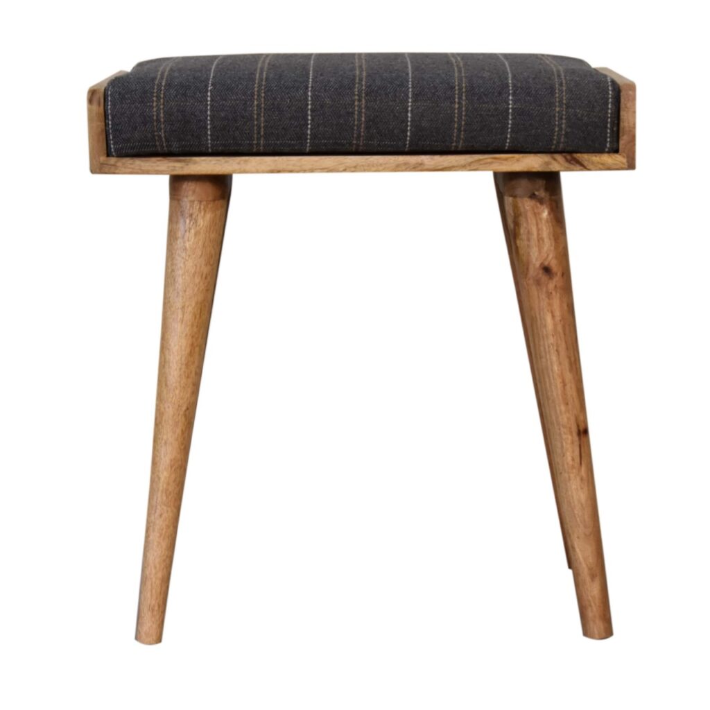 Canada Pewter Tweed Tray Style Footstool Suppliers
