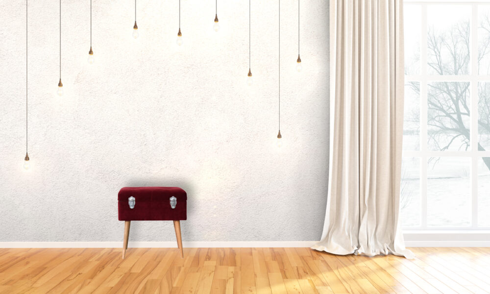 Wine Red Nordic Storage Bench - Image 10