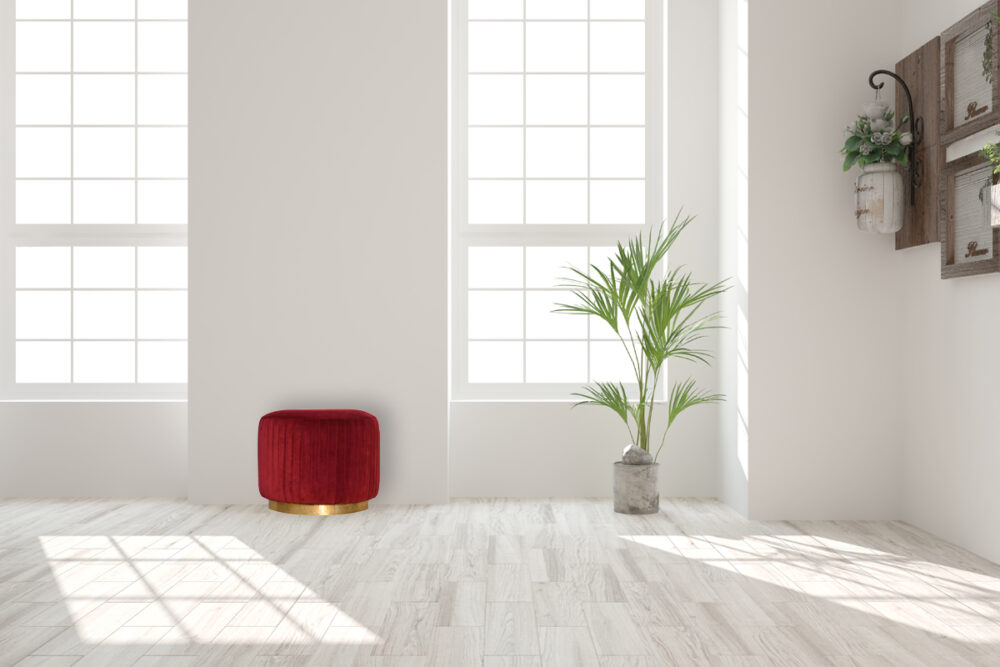 Canada Wine Velvet Pleated Footstool Suppliers