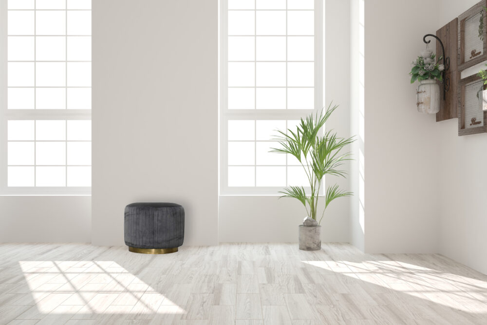 Canada Grey Velvet Pleated Footstool Suppliers