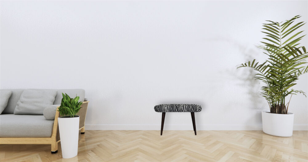 Canada Zebra Print Deep Button Bench Suppliers