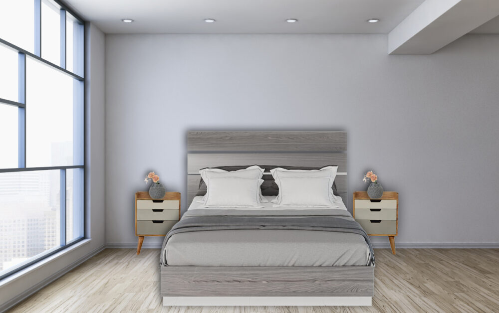 Canada Grey and White Gradient Nightsand Suppliers