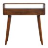 Canada Curved Chestnut Console Table Suppliers