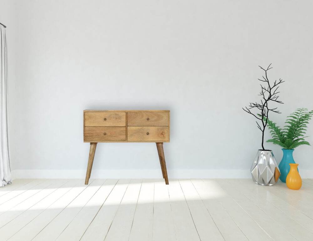 Canada Nordic 4 Drawer Console Suppliers