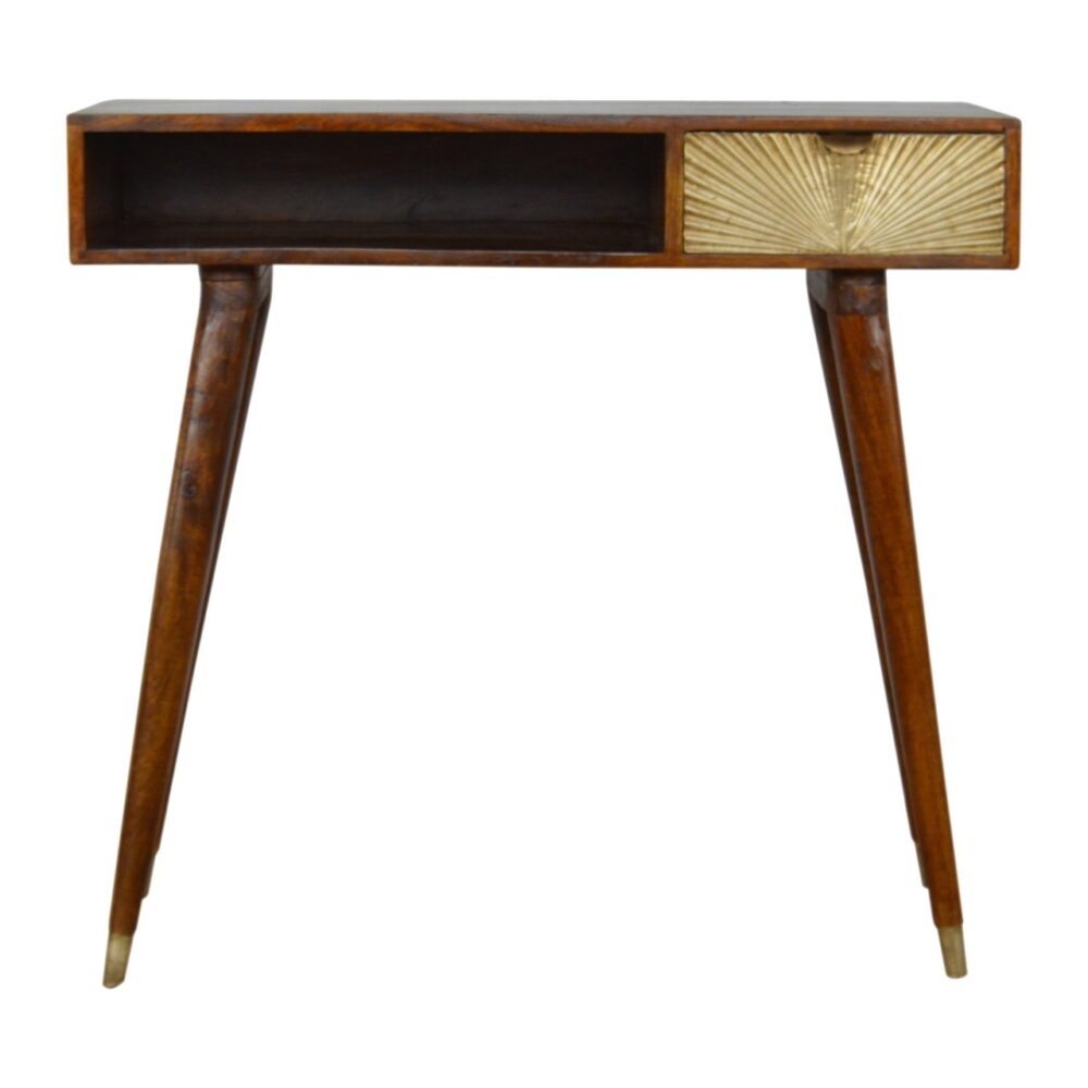 Canada Sunrise Gold Carved Writing Desk Suppliers