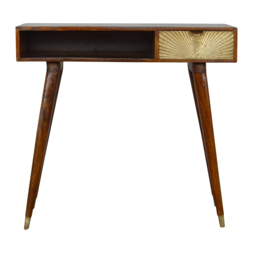 Canada Sunrise Gold Carved Writing Desk Suppliers