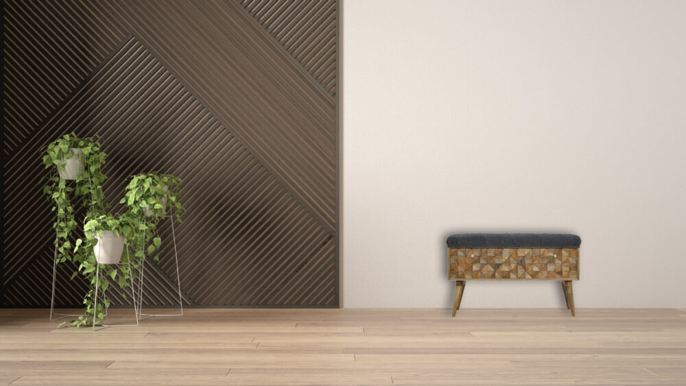 Canada Grey Tweed Diamond Bench Suppliers