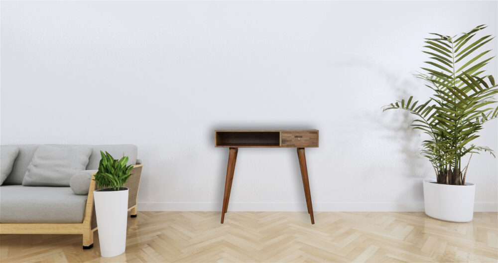 Mixed Oak-ish Writing Desk - Image 10