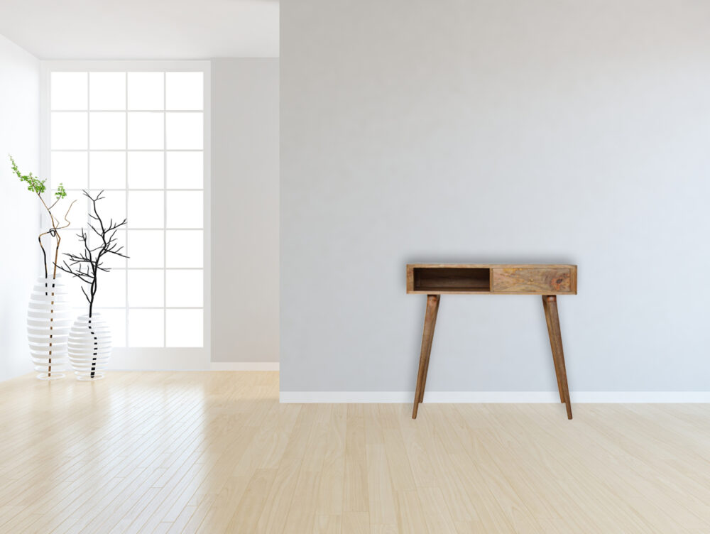 Leaf Embossed Writing Desk - Image 11