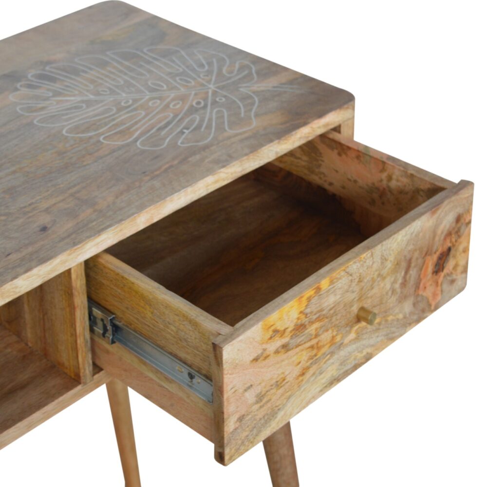 Leaf Embossed Writing Desk - Image 6