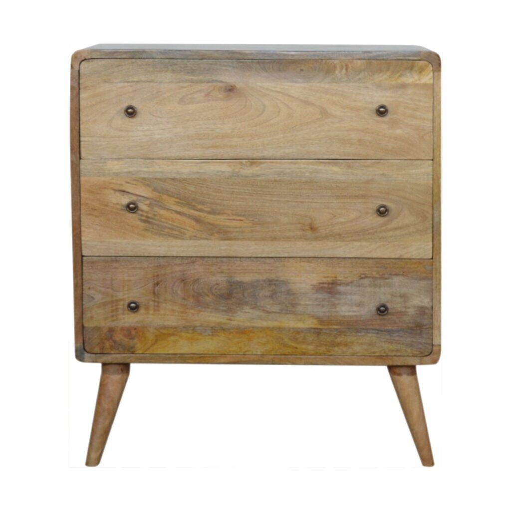 Canada Curved Oak-ish Chest Suppliers