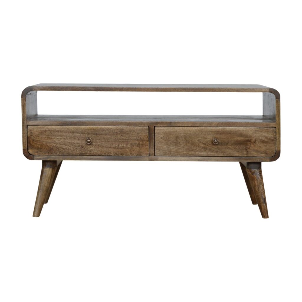 Canada Curved Grey Washed Media Unit Suppliers