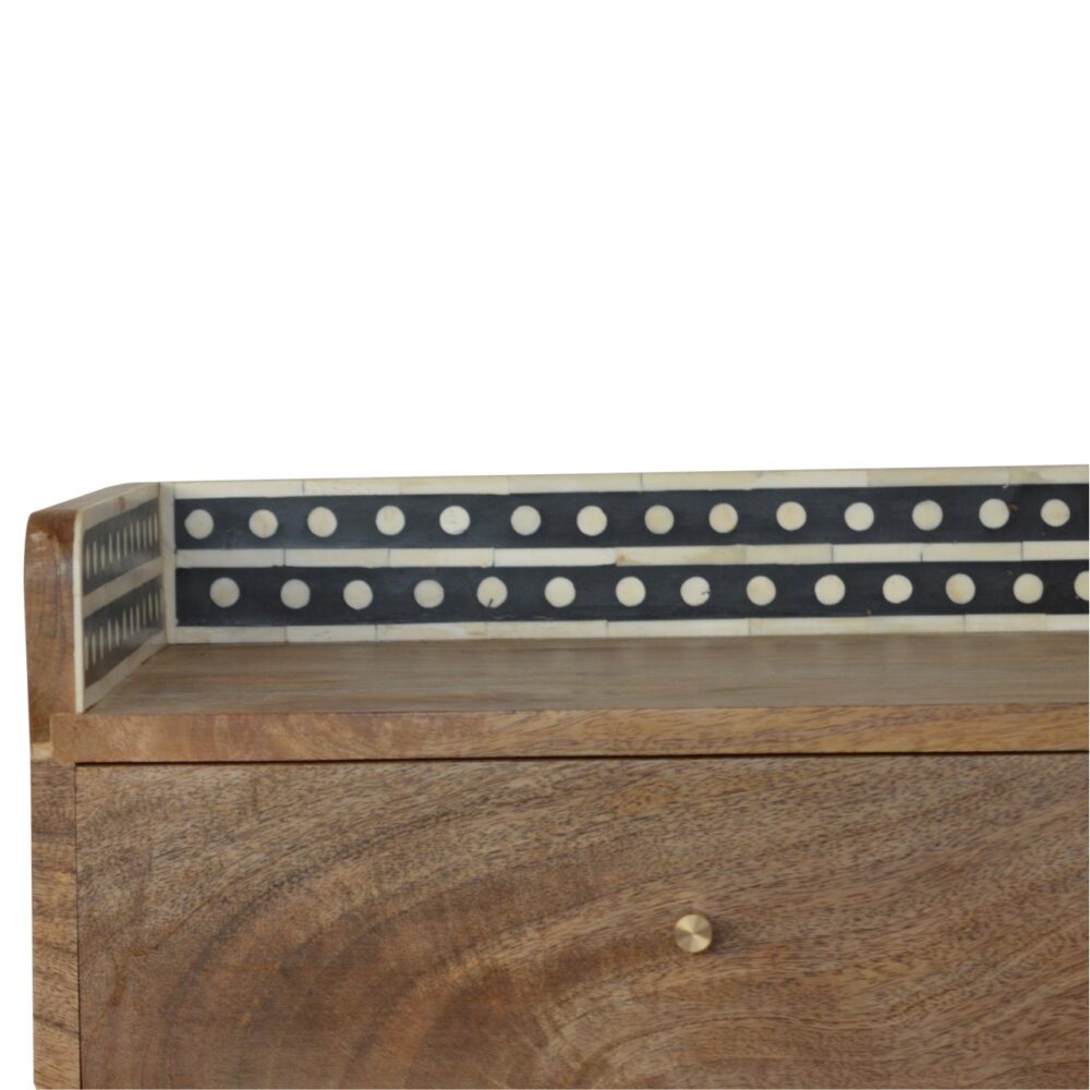 Bone Inlay Gallery Back Nightsand - Image 6