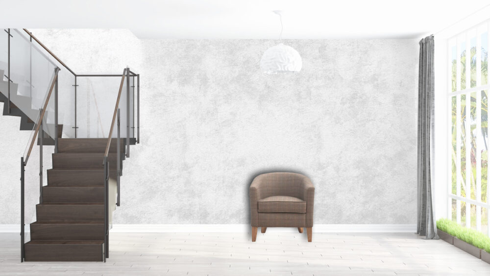 Upholstered Tweed Tub Chair - Image 10