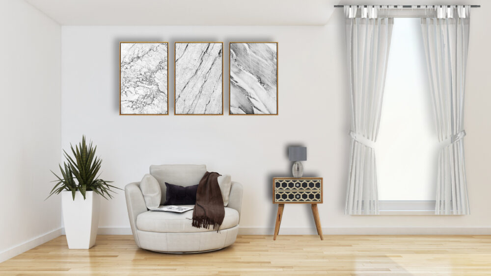 Canada Bone Inlay Nightsand with 2 Drawers Suppliers