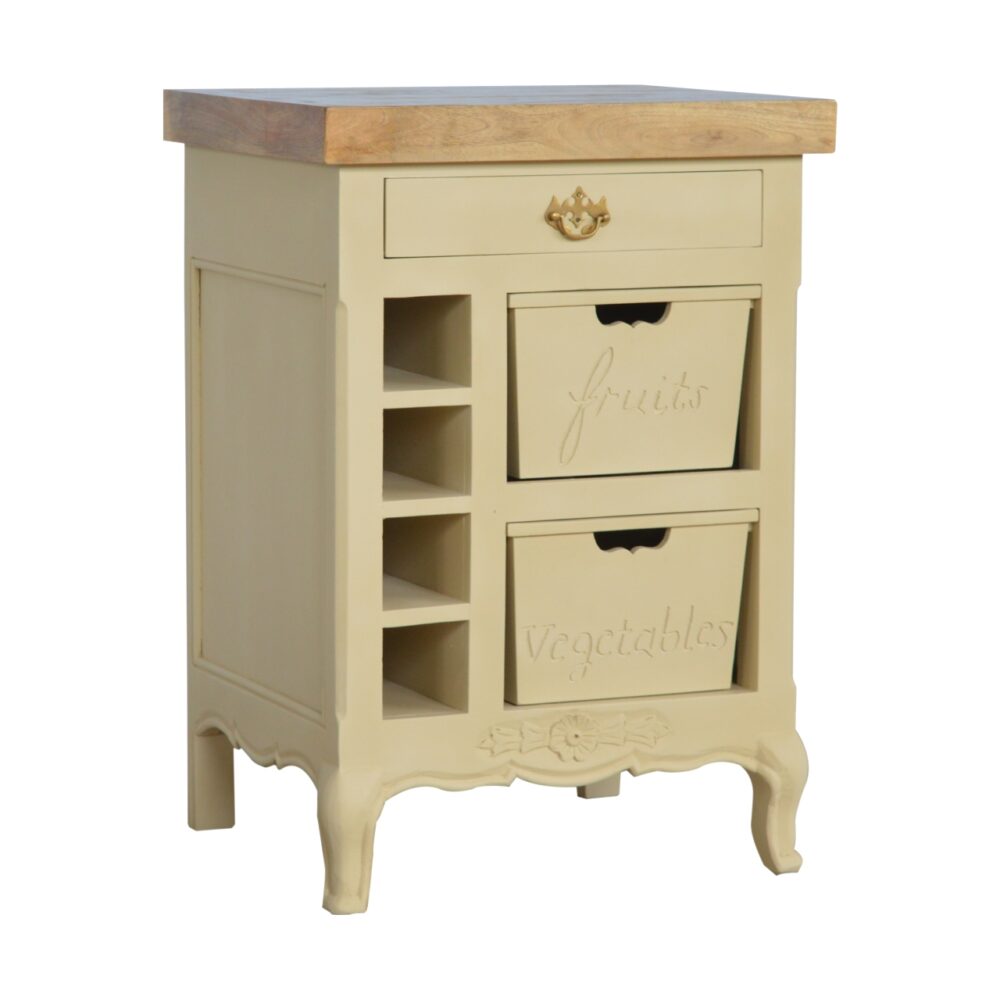 French Style Cream Cabinet - Image 3