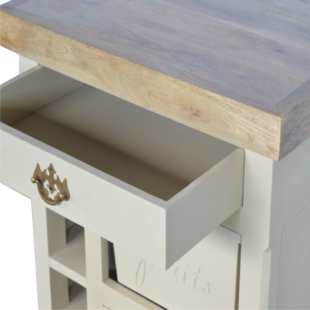 French Style Cream Cabinet - Image 5