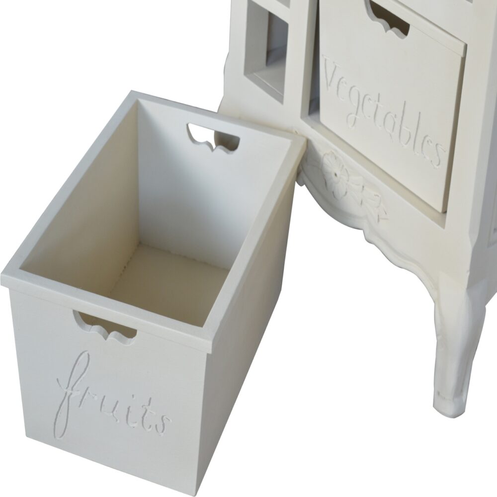 French Style Cream Cabinet - Image 6
