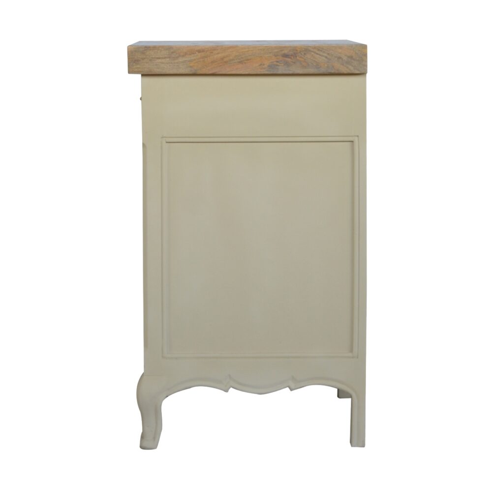 French Style Cream Cabinet - Image 9