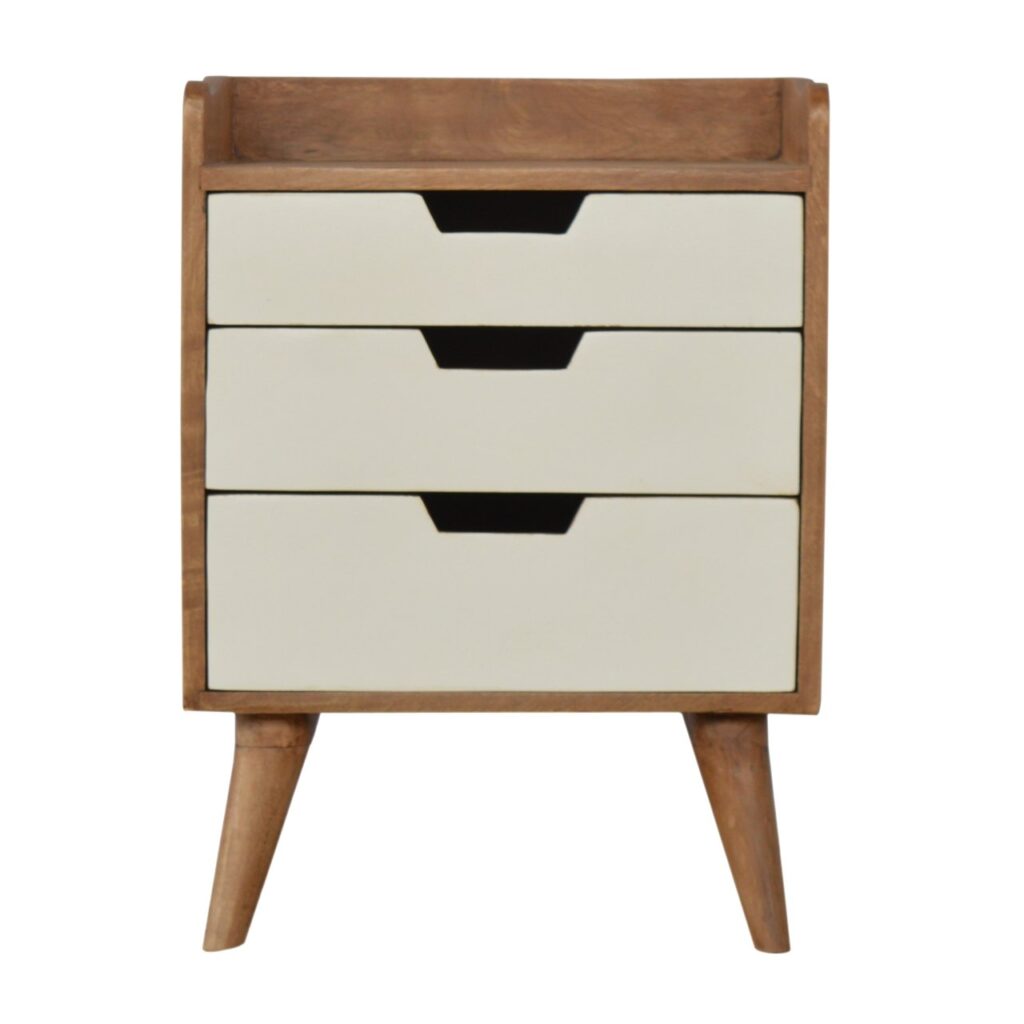 Canada White Painted Nightsand Table Suppliers