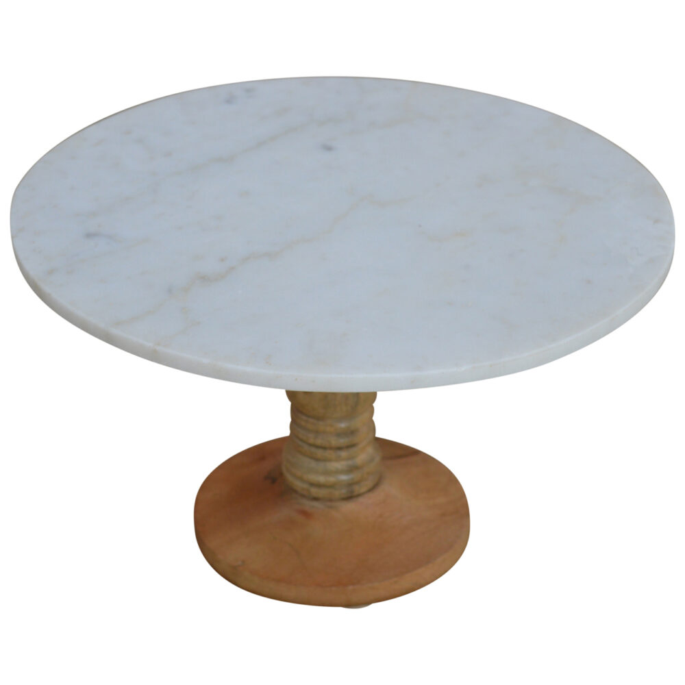 Cake Stand with Marble Top - Image 2