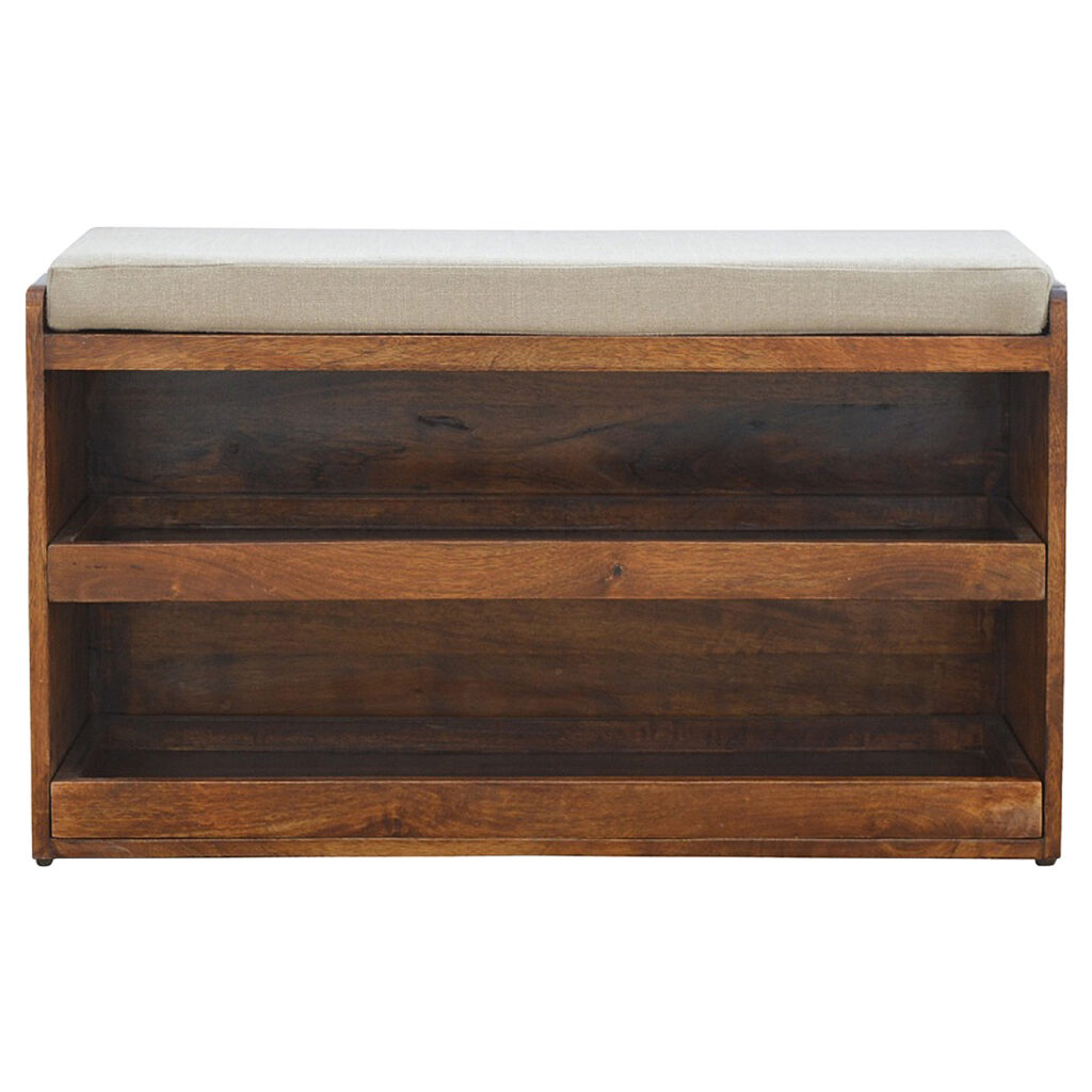 Canada Mud Linen Pull out Shoe Bench Suppliers