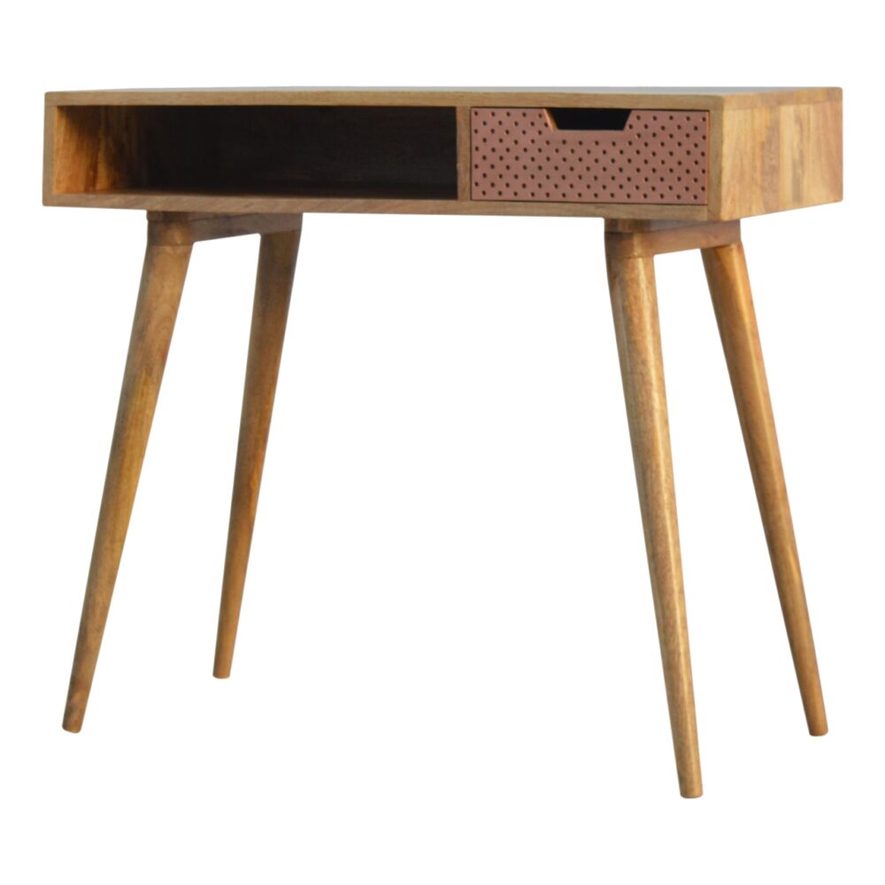 Perforated Copper Writing Desk - Image 3