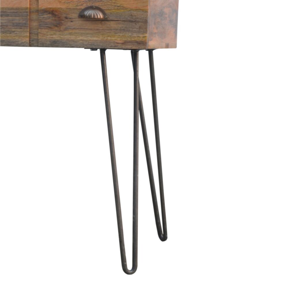 Iron Base 2 Drawer Console Table - Image 8