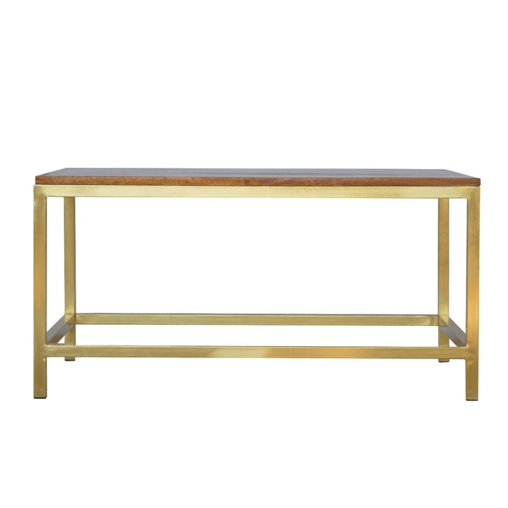 Canada Rectangle Gold Coffee Table Suppliers