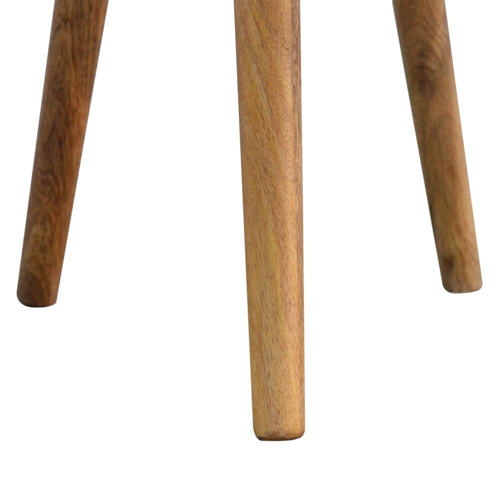 Bone Inlay Tripod Stool - Image 6